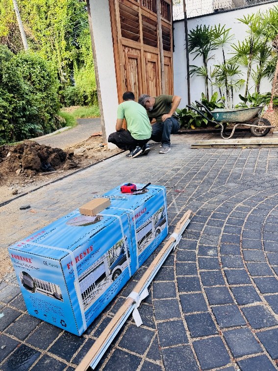 Dual Sliding Gate Motor Installation project photograph 8